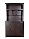 Stratford Hutch with 6 Drawer Dresser